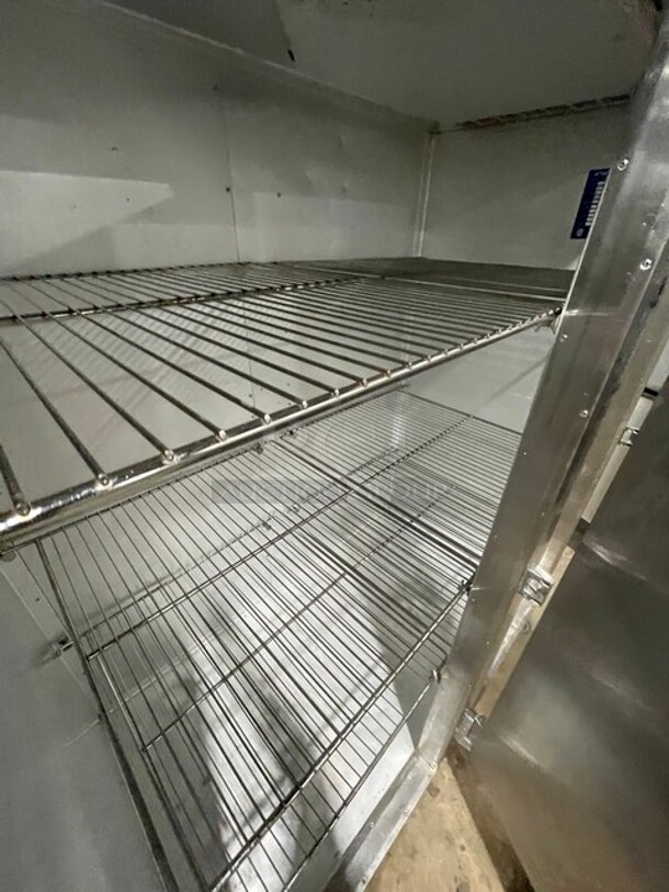 Traulsen Commercial 2 Door Reach In Freezer! With Racks! All Stainless Steel! Model LT232WUT Serial 227187! 208/115V 1Phase! On Casters! Working When Removed!  - Image 6 of 10