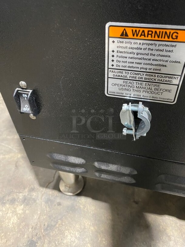  BUNN All Stainless Steel Commercial Countertop 2 Section Coffee Machine! 120-240 Volts, 1 Phase! - Image 9 of 12