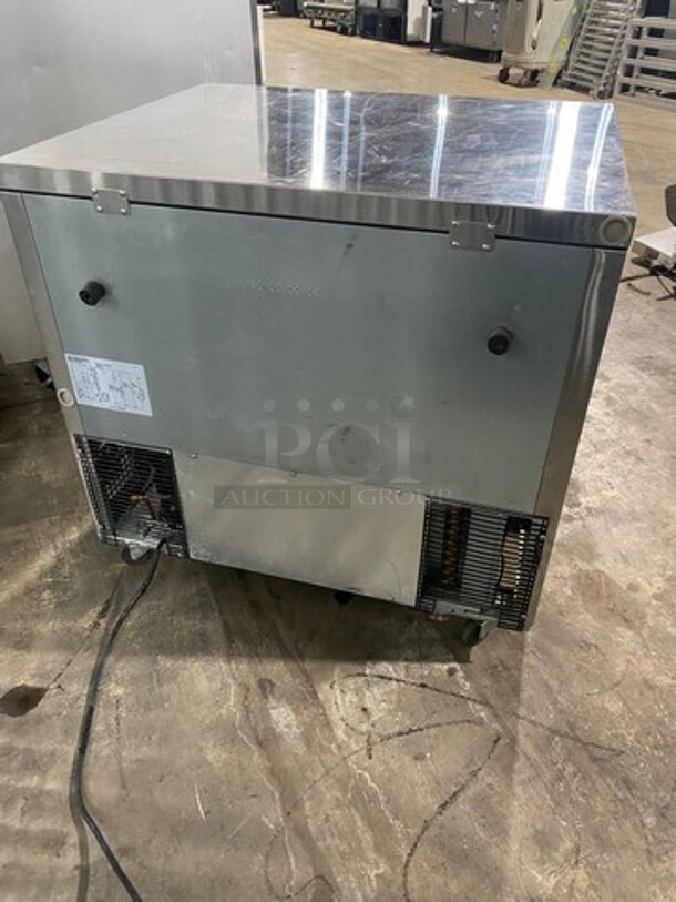 Turbo Air Commercial Under The Counter 2 Door Freezer! With Poly Coated Racks! All Stainless Steel! Model MUF36 Serial MU3FB10026! 115V! On Casters! - Image 3 of 9