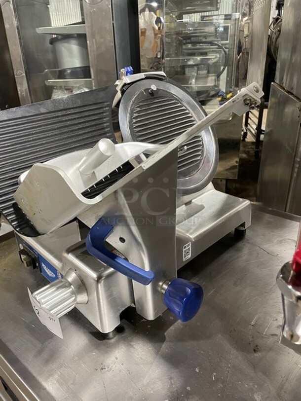 Vollrath Commercial Countertop Meat Slicer! All Stainless Steel! 120V 1 Phase! Model: SLP300/S SN: G342-00336451-074! - Image 2 of 9