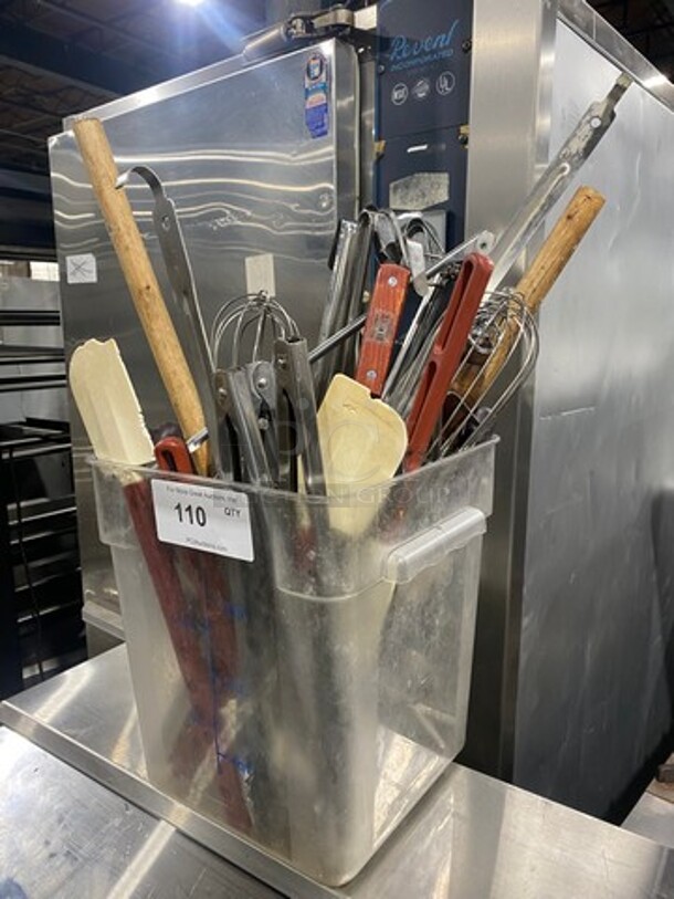 ALL ONE MONEY! MISCELLANEOUS! Includes Assorted Tongs, Handheld Whisks And More! - Image 2 of 10