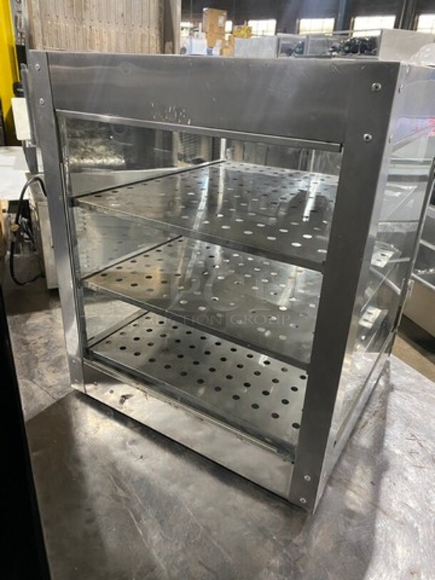 Commercial 3 Tire Food Warmer Display Case! MODEL DFW5103L 110V - Image 3 of 9