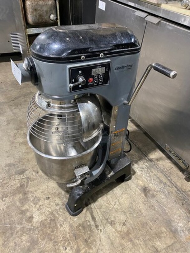 Centerline by Hobart HMM20-1STD Metal Commercial Countertop Dough Mixer w/ Stainless Steel Mixing Bowl, Bowl Guard !MODEL HMM20 SN:EX0001433 120V 1PH  - Image 2 of 10