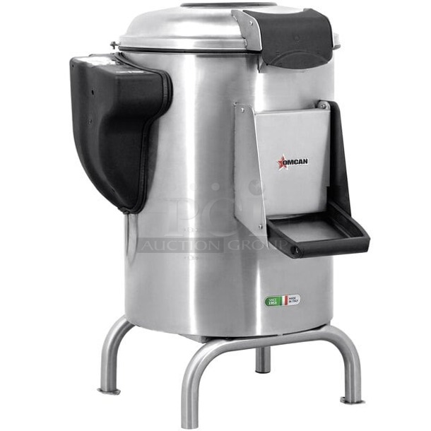BRAND NEW OUT OF ORIGINAL PACKAGING! Fama 66 lb. Potato Peeler - 220V, 1 1/5 hp. 21-3/4x31-1/2x35-3/8.  - Image 1 of 7