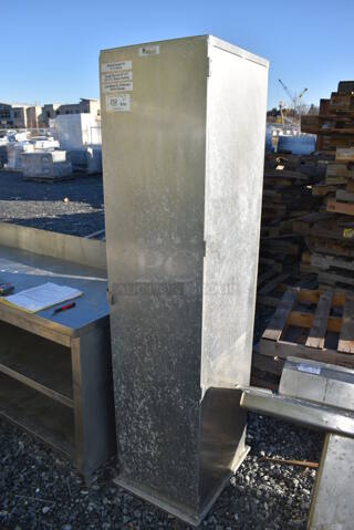 Lockwood CA76-RR33 Metal Commercial Enclosed Pan Rack. 17.5x22x72