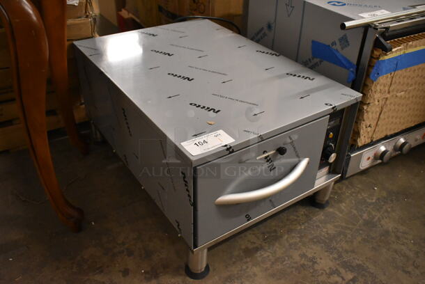 BRAND NEW SCRATCH AND DENT! 2023 ServIt 423WDNFS1 Stainless Steel Commercial Single Narrow Freestanding Drawer Warmer. 120 Volts, 1 Phase. Tested and Working! - Image 3 of 5