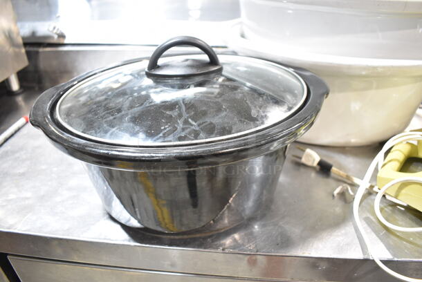 ALL ONE MONEY! Lot of Various Items Including Rival Crock Pot, 4 Crock Pot Drop Ins, 1 Lid, Hand Mixer.  - Image 3 of 8