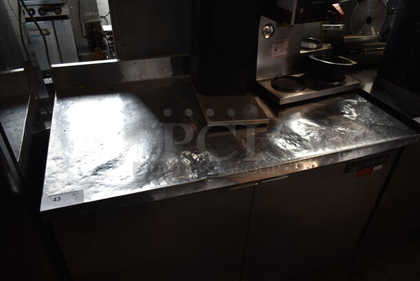 True Stainless Steel Commercial 2 Door Undercounter Cooler on Commercial Casters. 115 Volts, 1 Phase. Tested and Working! - Image 3 of 6