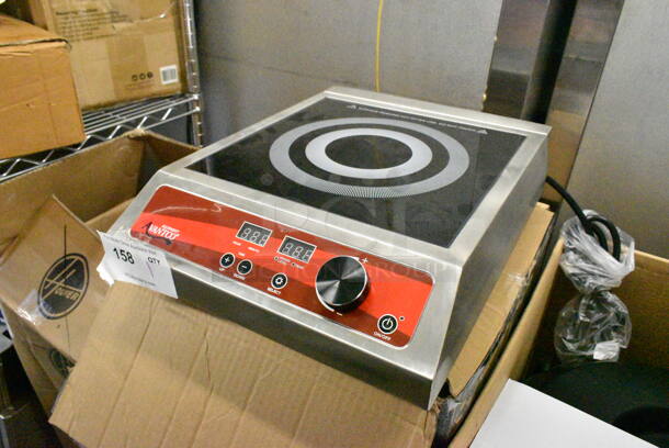 BRAND NEW SCRATCH AND DENT! 2024 Avantco 177IC1800 Stainless Steel Countertop Induction Range / Cooker. 120 Volts, 1 Phase. - Image 4 of 7