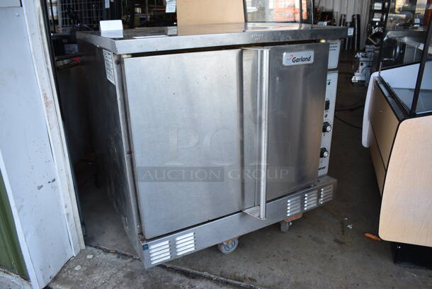2015 Garland Sunfire SCO-GS-10S Stainless Steel Commercial Natural Gas Powered Full Size Convection Oven w/ Solid Doors, Metal Oven Racks and Thermostatic Controls. 38x42x32 - Image 7 of 8