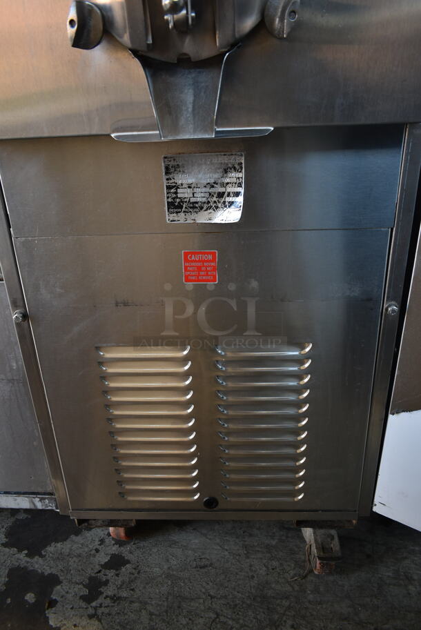 Electro Freeze FT-1 Stainless Steel Commercial Floor Style Batch Freezer on Commercial Casters. 230 Volts, 3 Phase.  - Image 4 of 7