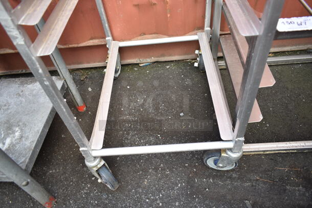 Metal Commercial Pan Transport Rack on Commercial Casters.  - Image 2 of 3