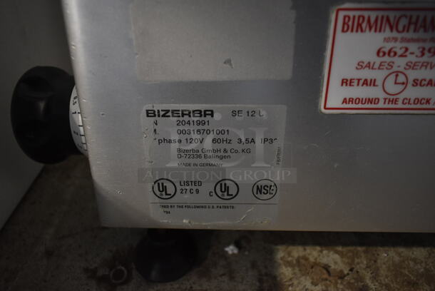 Bizerba SE 12 L Metal Commercial Countertop Meat Slicer. 120 Volts, 1 Phase. Tested and Working! - Image 5 of 6