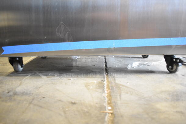 BRAND NEW SCRATCH AND DENT! Excellence 360FT4 Stainless Steel Commercial 25" Four Tub Ice Cream Storage Freezer on Commercial Casters. 110-120 Volts, 1 Phase. Tested and Working! - Image 6 of 9
