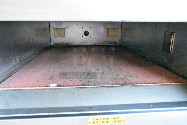 Wieshu EBO 68 L Classic Stainless Steel Commercial Electric Powered 3 Deck Bakery Oven on Commercial Casters. 200-240 Volts, 3 Phase.  - Image 5 of 12
