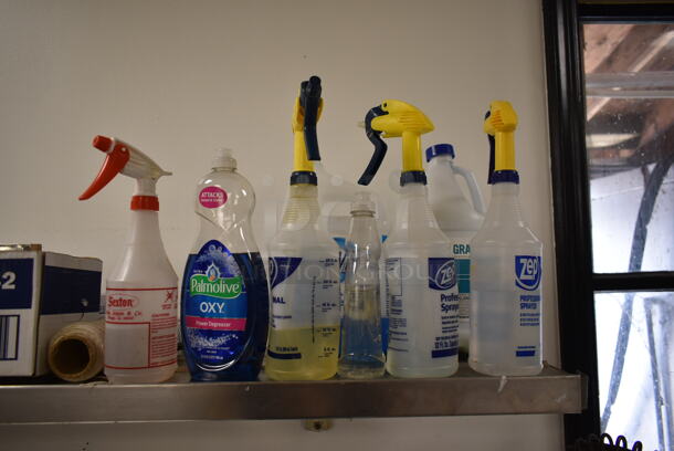 Stainless Steel Wall Mount Shelf w/ Contents. BUYER MUST REMOVE. (kitchen) - Image 6 of 6