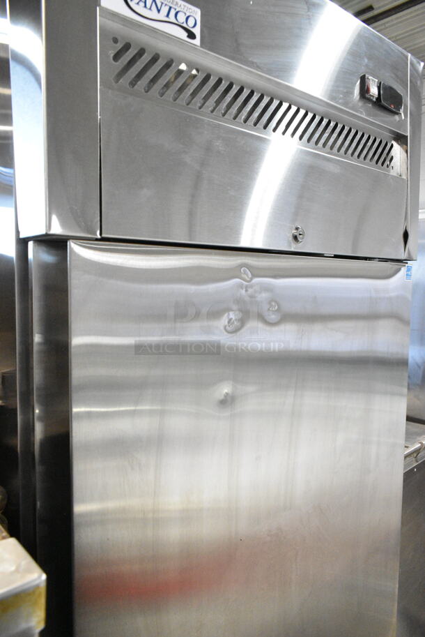 BRAND NEW SCRATCH AND DENT! 2023 Avantco 178Z1RHC Stainless Steel Commercial Single Door Reach In Cooler. 115 Volts, 1 Phase. Tested and Working! - Image 4 of 8