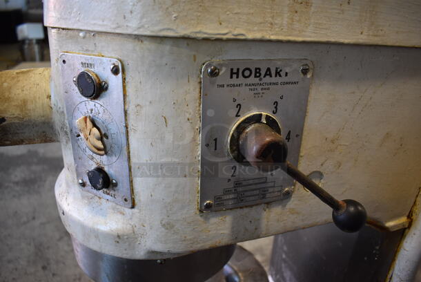 Hobart L800 Metal Commercial Floor Style 80 Quart Planetary Dough Mixer w/ Stainless Steel Mixing Bowl and Dough Hook Attachment. 230 Volts, 1 Phase. 28x43x56 - Image 2 of 9