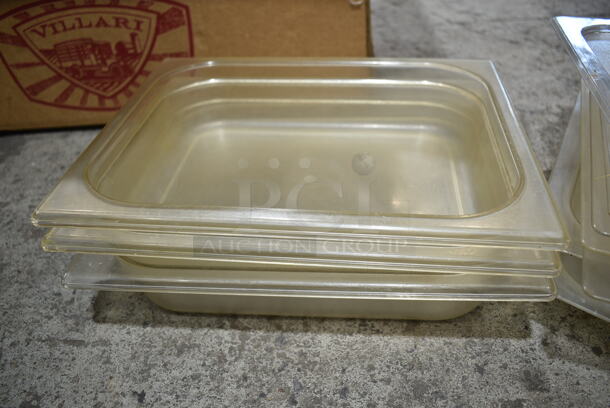 ALL ONE MONEY! Lot of Various Clear Poly Drop In Bin Lids and 3 1/9 Size Drop In Bins.  - Image 2 of 8