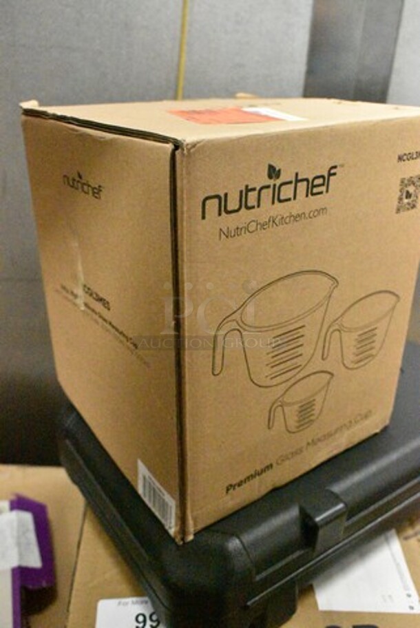 8 Various Items Including Squirrel Buster Bird Feeder, Chefwave Espresso Machine, Nutrichef NCRL2SGRY Baking Pan, LX3817A Sewing Machine, SK620 Keyboard, Nutrichef NCGL3MES 3 Piece Glass Measuring Cup Set. 8 Times Your Bid! - Image 11 of 12