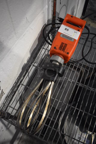 Dito Dean 103 Metal Commercial Bermixer Mixer w/ Whisk Attachment. 115 Volts, 1 Phase. 5x5x23. Tested and Working!