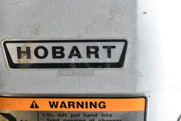 Hobart H-600T Metal Commercial Floor Style 60 Quart Planetary Dough Mixer w/ 2 Stainless Steel Mixing Bowl, Bowl Guard, Bowl Dolly, Whisk, Paddle and Dough Hook Attachments. 200 Volts, 3 Phase. - Image 2 of 6
