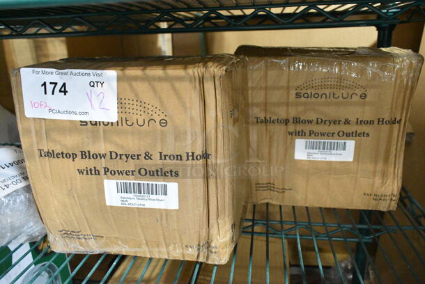2 BRAND NEW Boxes of Saloniture X000RZ88YST Tabletop Blow Dryer. 2 Times Your Bid!  - Image 1 of 4
