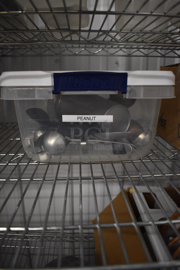 ALL ONE MONEY! Tier Lot of Various Items Including Poly Napkin Dispensers, Containers, Utensils - Image 6 of 10