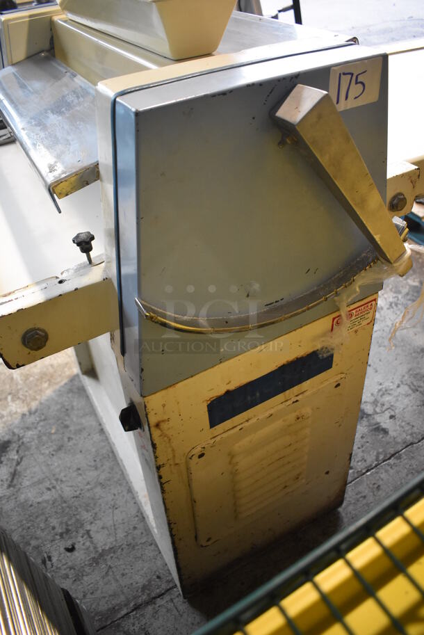 Tendicinghia Metal Commercial Floor Style Reversible Dough Sheeter. 250 Volts, 1 Phase. 113x38x48 - Image 7 of 9