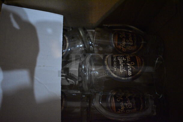 ALL ONE MONEY! Lot of 6 Boxes of Various Glasses Including Beverage Glasses and Tall Glass Beer Mugs. Includes 5x3x6. (glass room - off of bar area) - Image 5 of 5