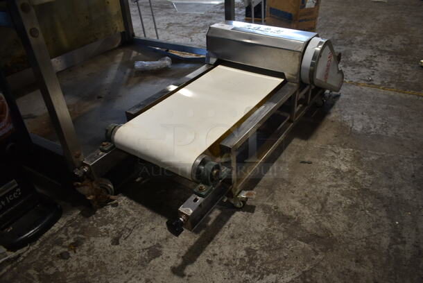 Jingmeihuayan Metal Commercial Countertop Dough Sheeter. Cannot Test Due To Missing Power Cord - Image 2 of 5
