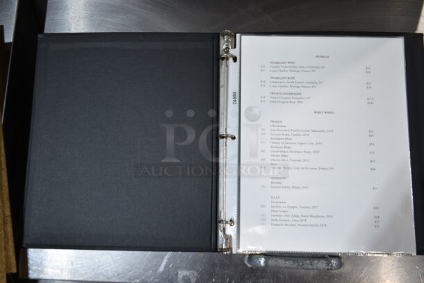 ALL ONE MONEY! Lot of Menu Holders and Binders - Image 4 of 12