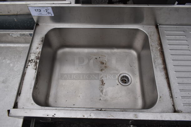 Eagle Stainless Steel Commercial Single Bay Ice Bin w/ Right Side Drain Board and Speedwell. - Image 2 of 5