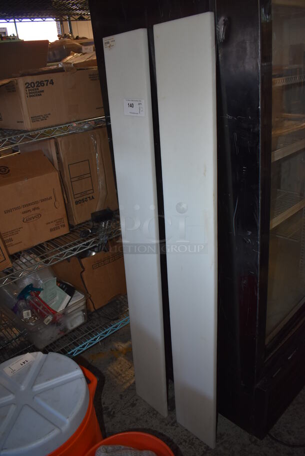 2 White Cutting Boards. 60x8x1. 2 Times Your Bid! - Image 3 of 4