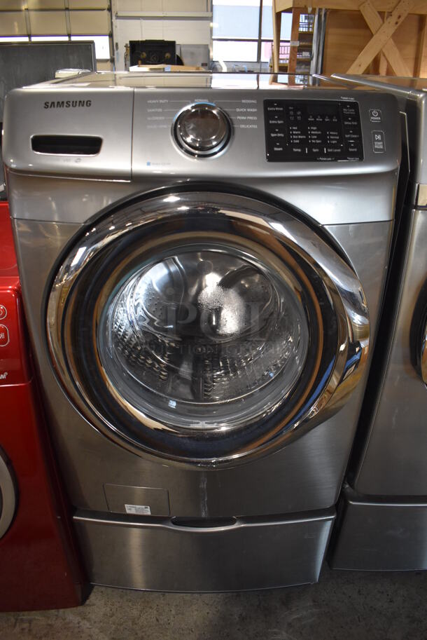 2017 Samsung WF42H5200AP/A2 Metal Front Load Washer. Goes GREAT w/ Lot 161! 120 Volts, 1 Phase. 27x30x53
