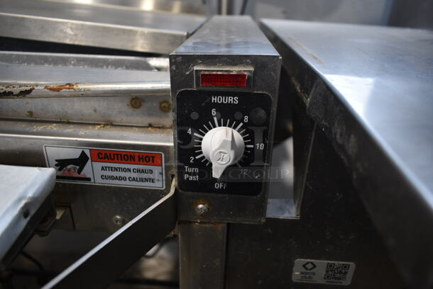 Hobart Model HWS-4C Stainless Steel Commercial Floor Style Wrapping Station w/ Monitor and Hobart Label Dispenser. 120 Volts, 1 Phase. Tested and Working! - Image 6 of 6