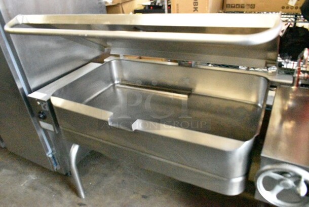 Stainless Steel Commercial Floor Style Electric Powered Braising Tilting Pan. 208-240 Volts, 3 Phase.  - Image 6 of 9