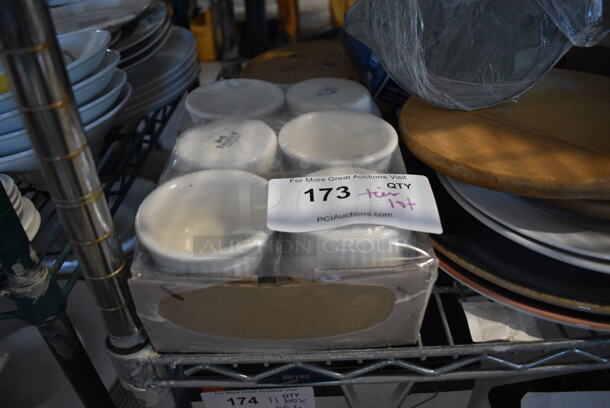 ALL ONE MONEY! Tier Lot of Various Items White Ceramic Plates and Ramekins - Image 5 of 6