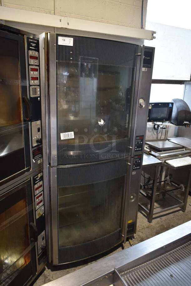 2 Fri-jado STG7-P Stainless Steel Commercial Electric Powered Rotisserie Ovens. 208 Volts, 3 Phase. 2 Times Your Bid!