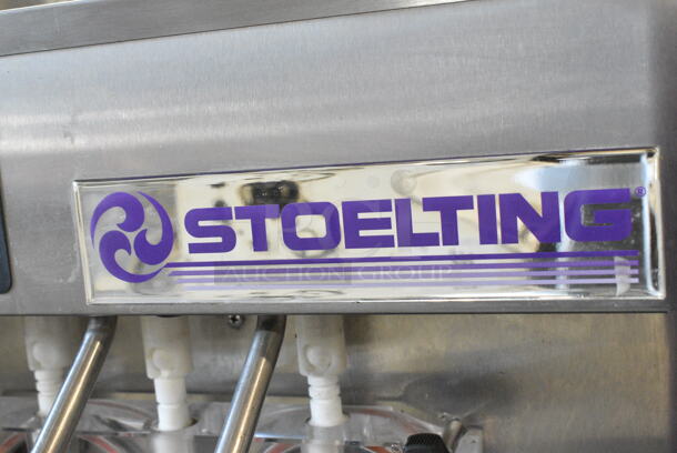 Stoelting F231-109I2YGAD1 Stainless Steel Commercial Floor Style Water Cooled 2 Flavor w/ Twist Soft Serve Ice Cream Machine on Commercial Casters. 208-240 Volts, 3 Phase. - Image 2 of 8