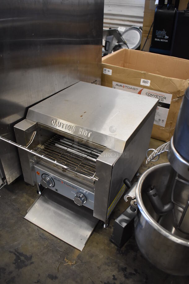 IN ORIGINAL BOX! Avatoast 184T140 Stainless Steel Commercial Countertop Conveyor Toaster Oven. 120 Volts, 1 Phase. 14.5x17x12. Tested and Working! - Image 5 of 8