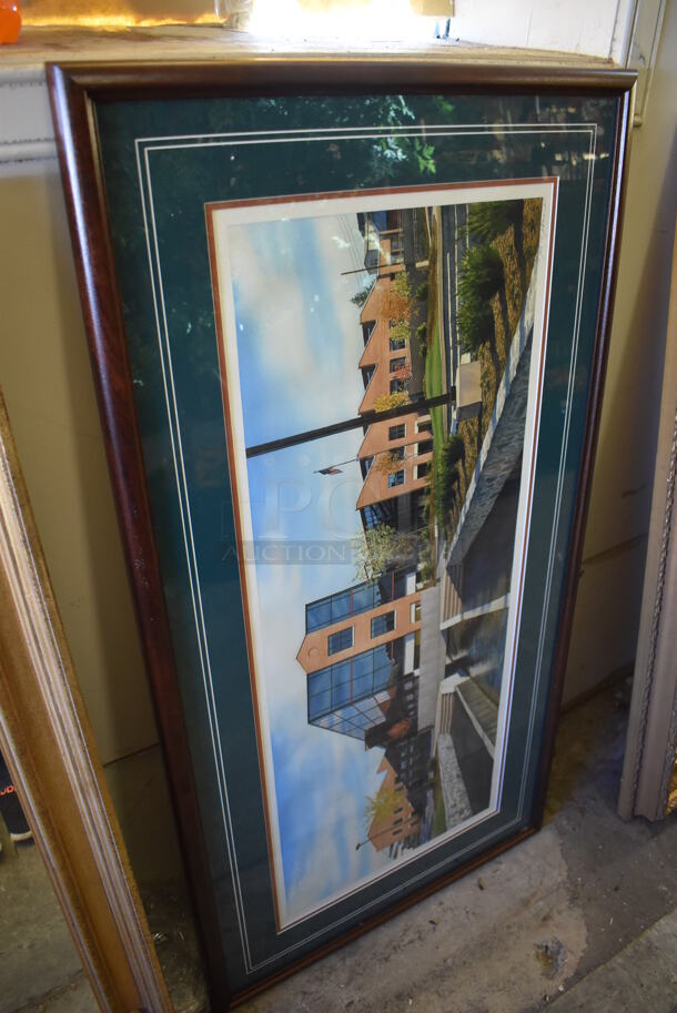 Framed Picture of Building. Mark Workman 1989. - Image 2 of 7