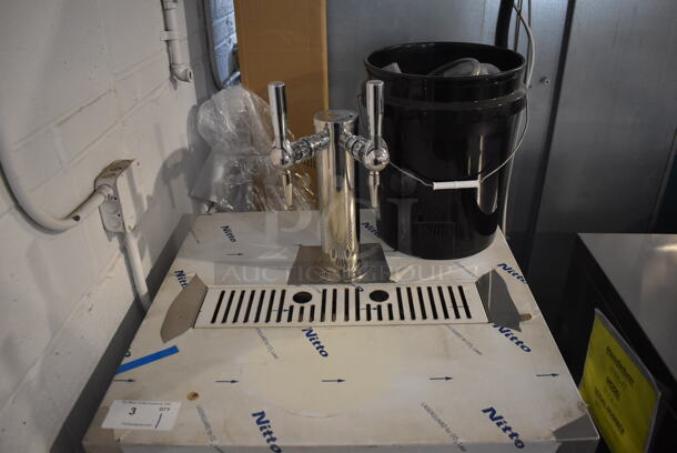 LIKE NEW! 2017 Manitowoc ND21TS00 Stainless Steel Commercial Direct Draw Kegerator w/ Beer Tower. 115 Volts, 1 Phase. Unit Has Only Been Used a Few Times! Tested and Working! - Image 3 of 9