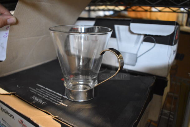 3 Boxes of 6 BRAND NEW IN BOX! Bormioli Ypsilon Glasses. 5x3.5x4. 3 Times Your Bid! - Image 2 of 3