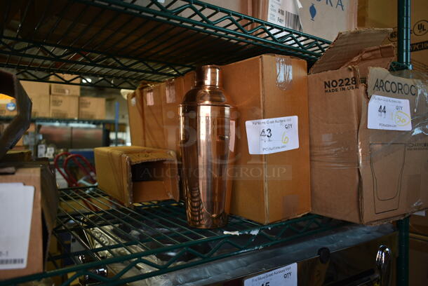 6 BRAND NEW IN BOX! Copper Colored Metal Mixing Cups. 6 Times Your Bid! - Image 2 of 5