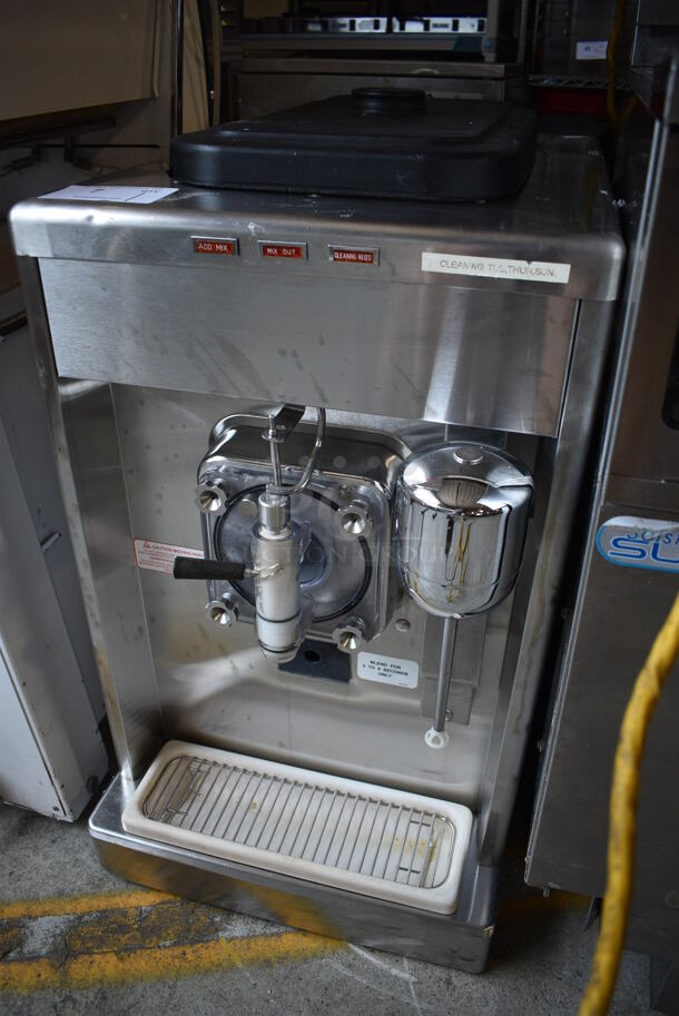 2014 Taylor Model 340D-27 Stainless Steel Commercial Countertop Single Flavor Frozen Beverage Machine w/ Drink Mixer Attachment. 208-230 Volts, 1 Phase. 18x32x32 - Image 2 of 8