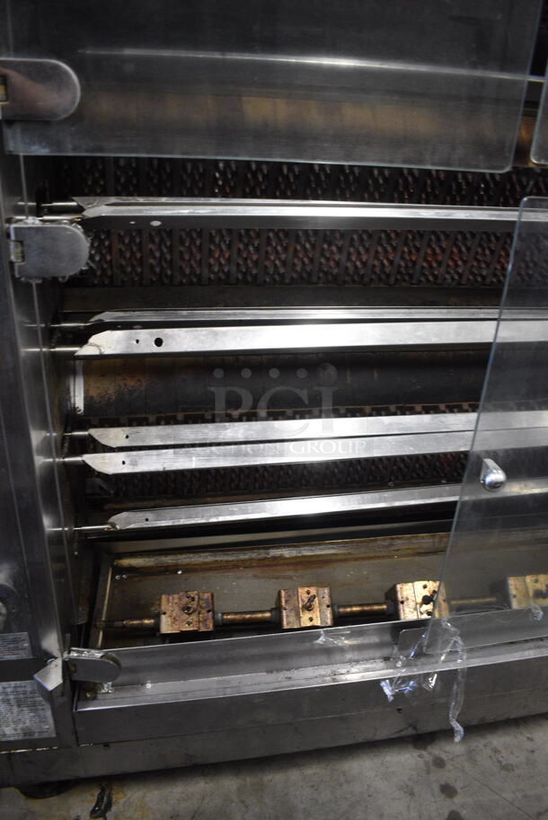 Rotisol 1350.8 Stainless Steel Commercial Floor Style Natural Gas Powered Rotisserie Oven on Commercial Casters. - Image 3 of 11