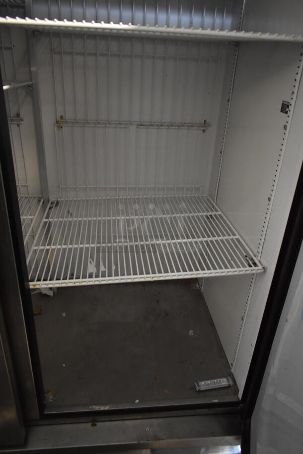 2013 True T-49F ENERGY STAR Stainless Steel Commercial 2 Door Reach In Freezer w/ Poly Coated Racks. 115 Volts, 1 Phase. Tested and Working! - Image 5 of 7
