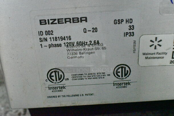 2020 Bizerba GSP HD Stainless Steel Commercial Countertop Meat Slicer. 120 Volts 1 Phase. Tested and Working! - Image 7 of 7