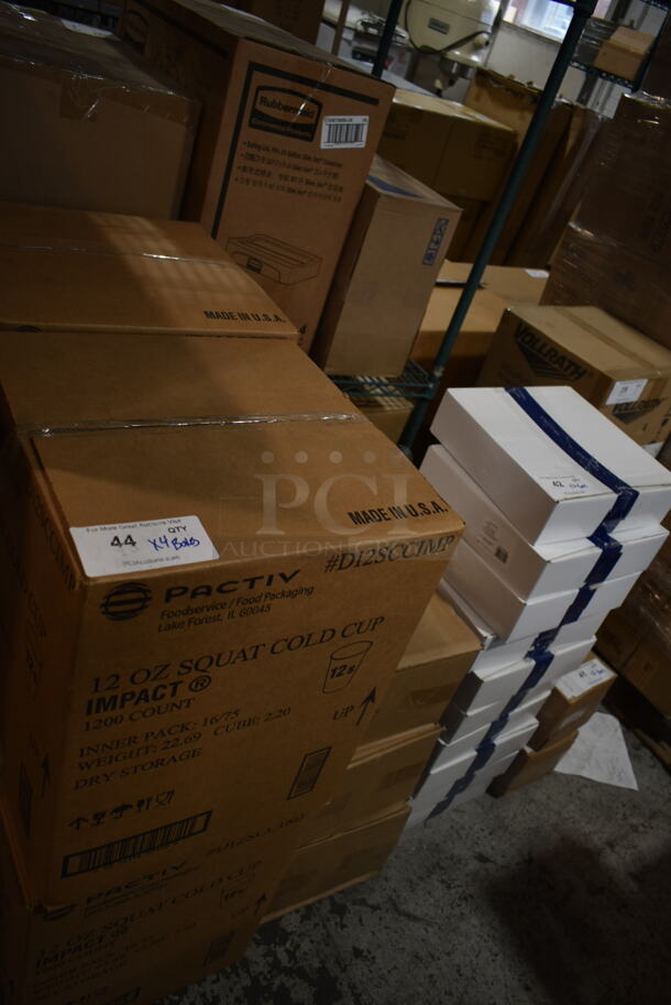 4 Boxes of 1200 BRAND NEW! Pactiv D12SCCIMP Dopaco Impact Paper Cold Cup, 12 oz Squat. 4 Times Your Bid! - Image 2 of 3